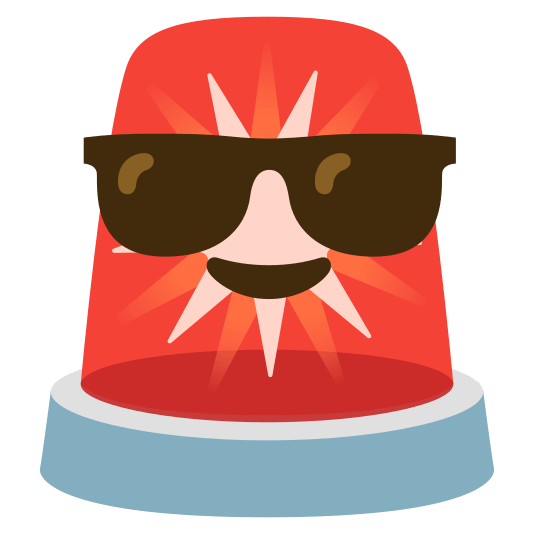 sunglasses rotating light