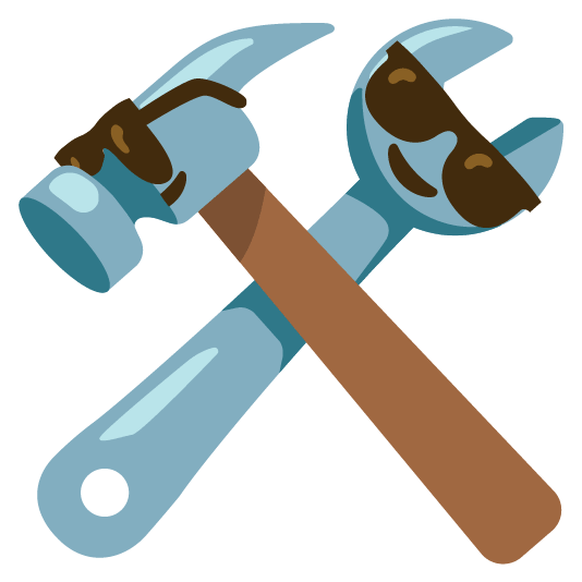 sunglasses hammer and wrench