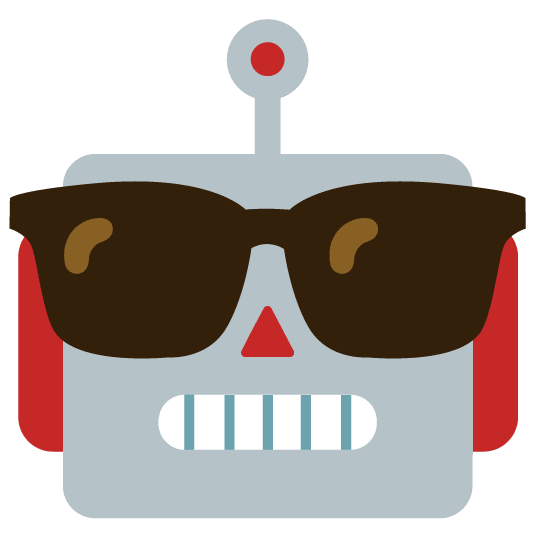 sunglasses robot face