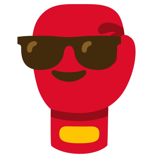 sunglasses boxing glove