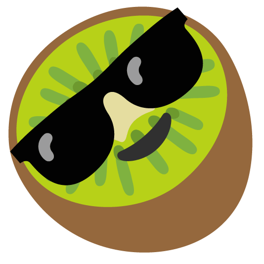sunglasses kiwifruit