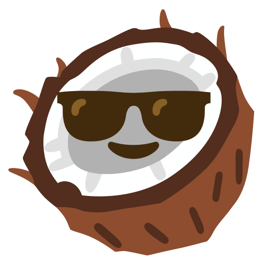 sunglasses coconut
