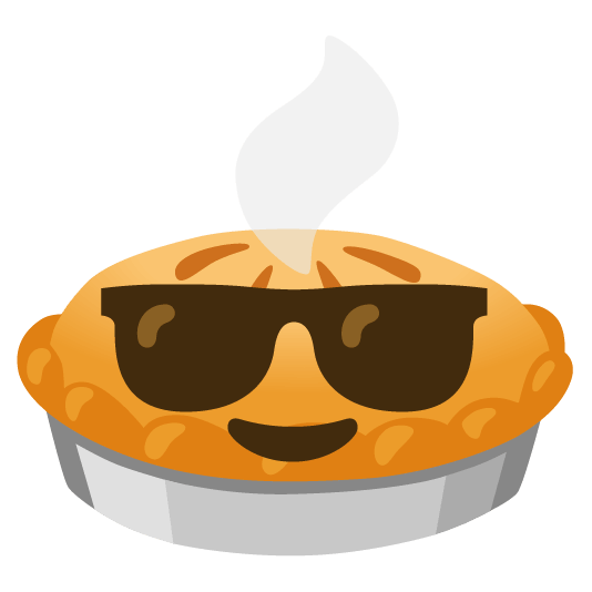 sunglasses pie