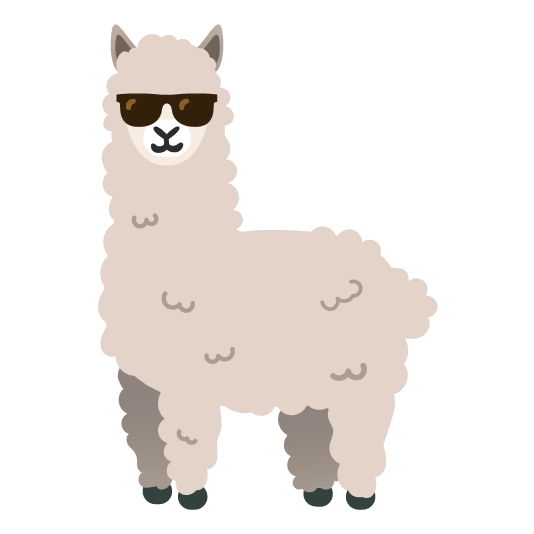 sunglasses llama
