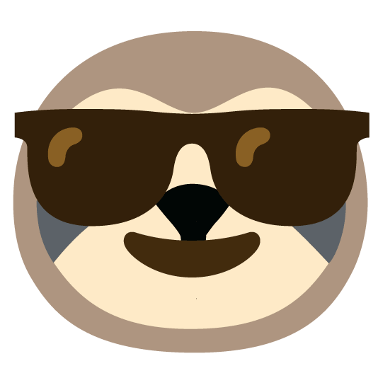 sunglasses sloth