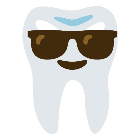 sunglasses tooth