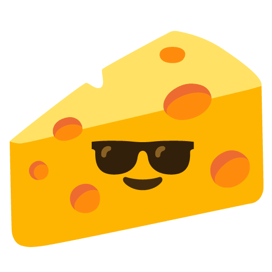 sunglasses cheese wedge