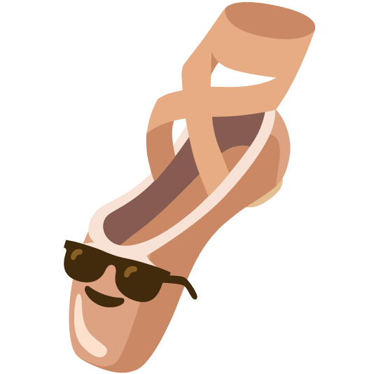 sunglasses ballet shoes