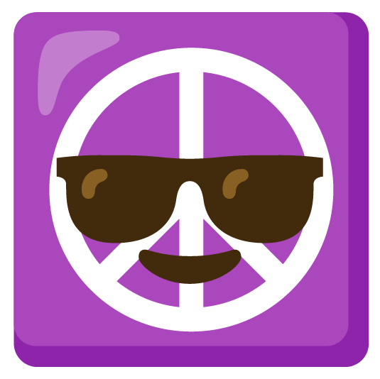 sunglasses peace symbol