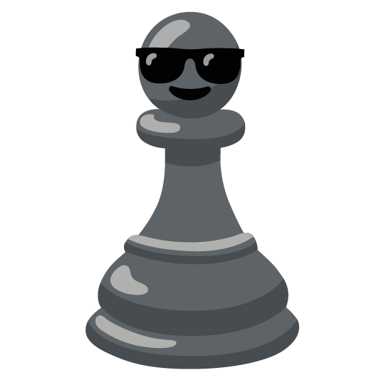 sunglasses chess pawn