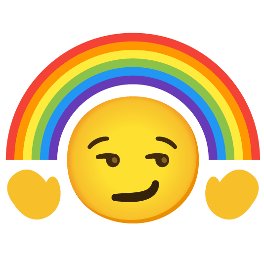 smirk rainbow