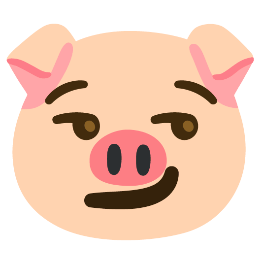 smirk pig