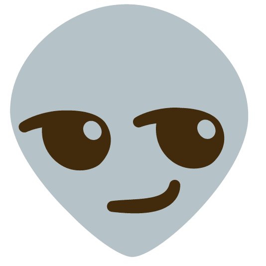 smirk alien