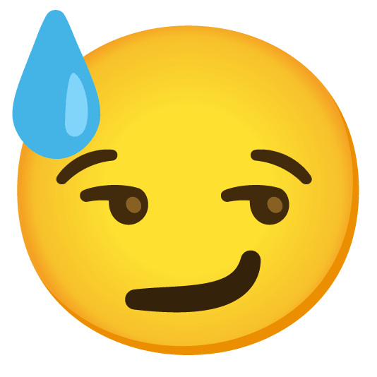 smirk sweat