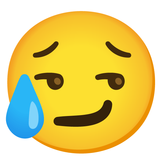 smirk disappointed relieved