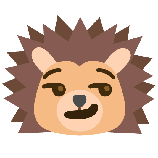 smirk hedgehog