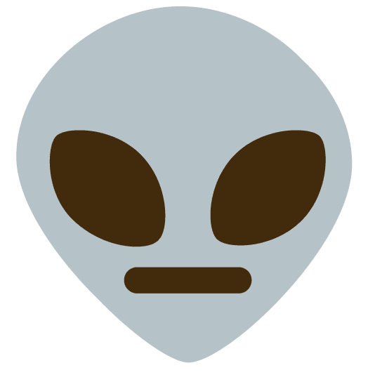 neutral face alien