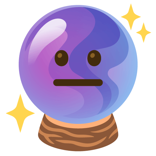 neutral face crystal ball