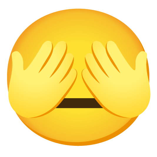 neutral face see no evil