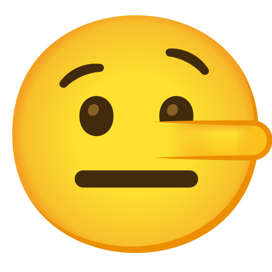 neutral face lying face