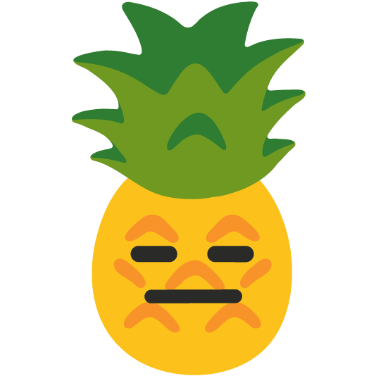 expressionless pineapple