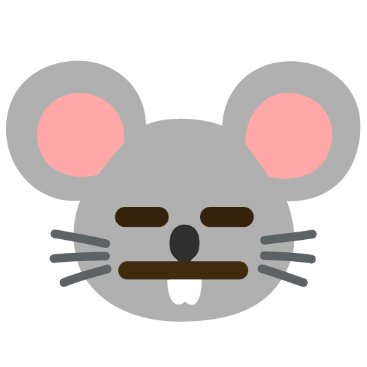 expressionless mouse