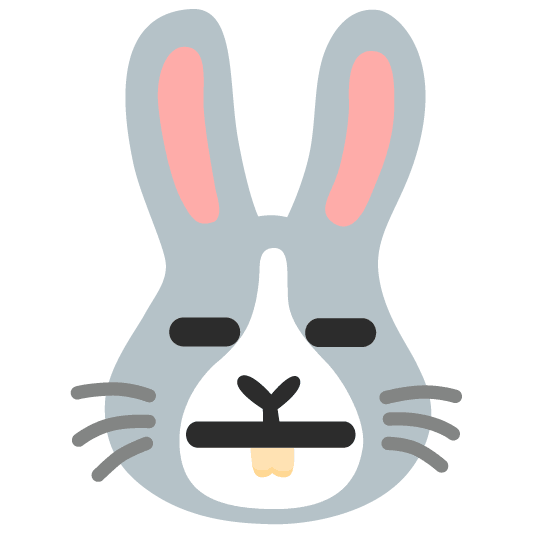 expressionless rabbit