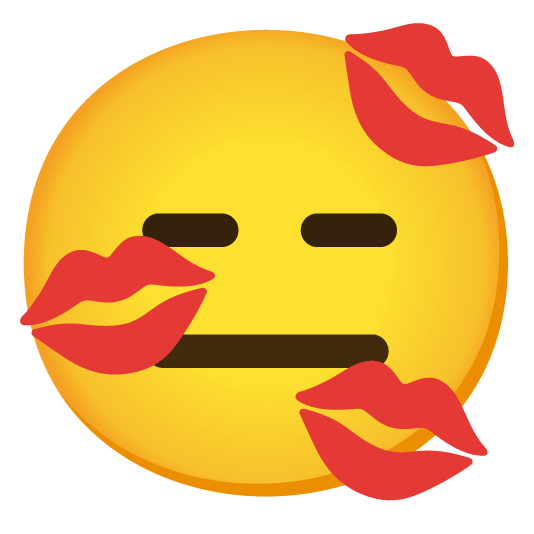 expressionless kiss