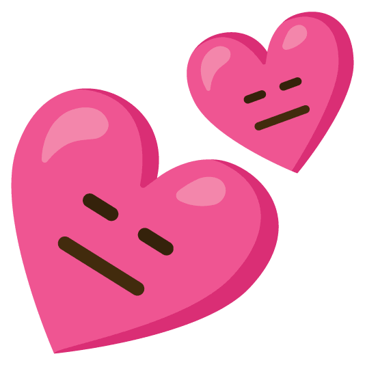 expressionless two hearts