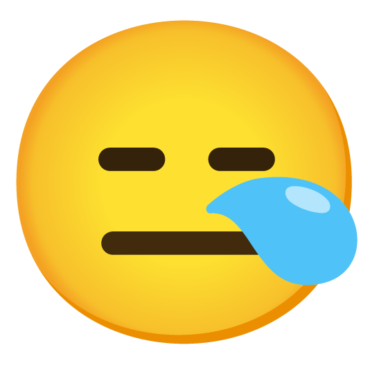 expressionless sleepy