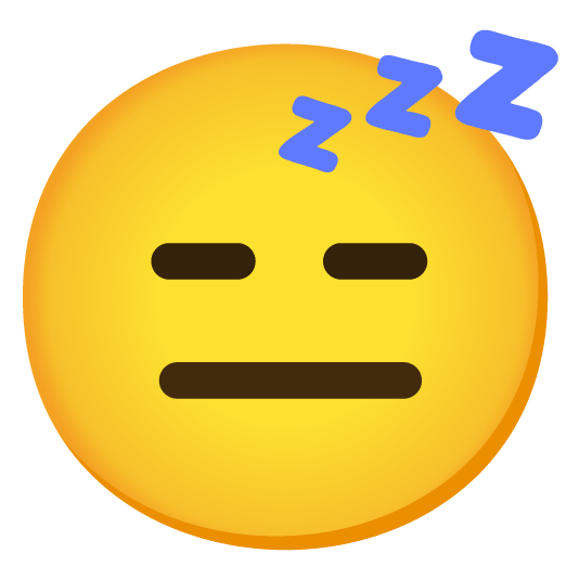 expressionless sleeping