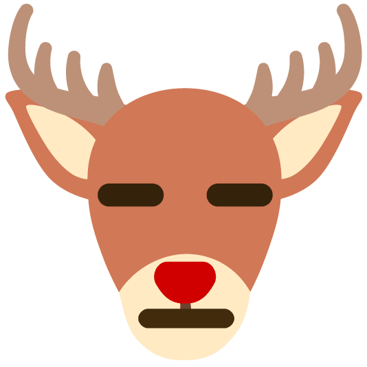expressionless deer