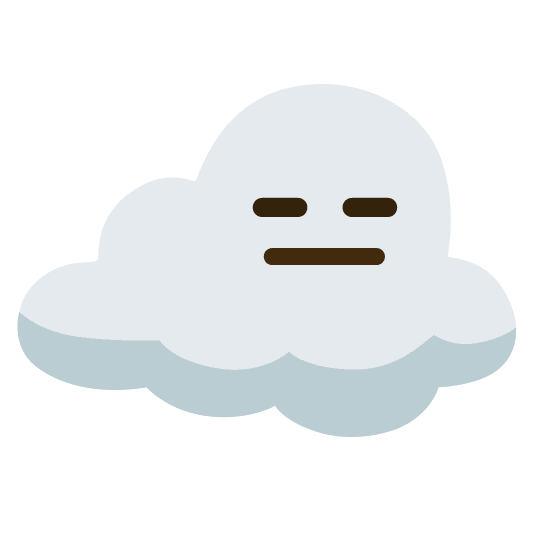 expressionless cloud