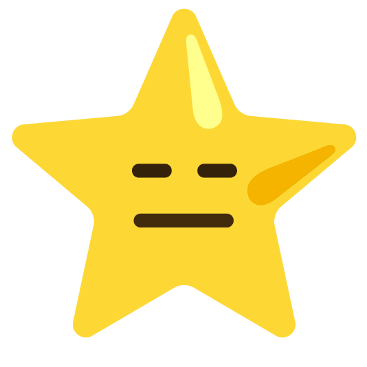 expressionless star