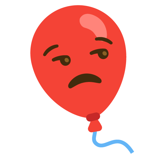 unamused balloon