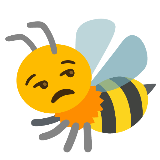 unamused bee