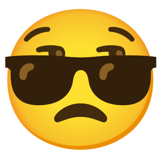 unamused sunglasses