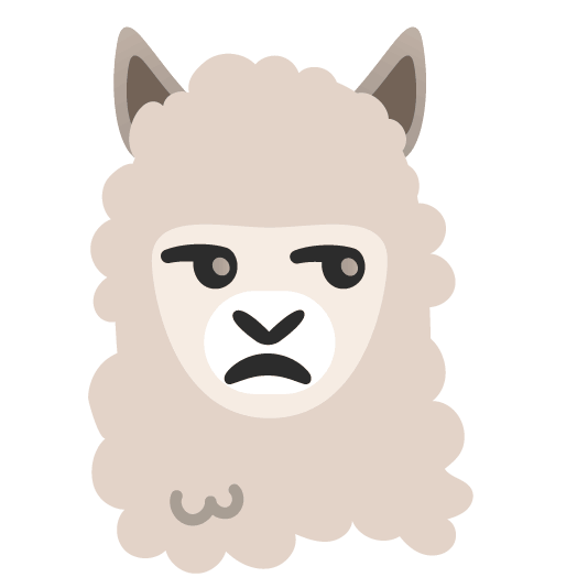 unamused llama