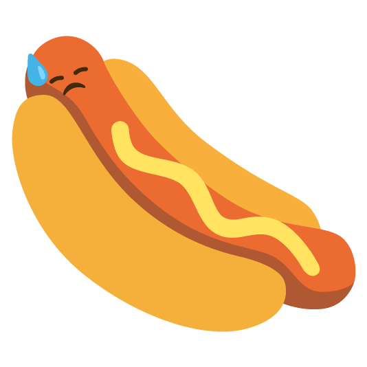 sweat hotdog