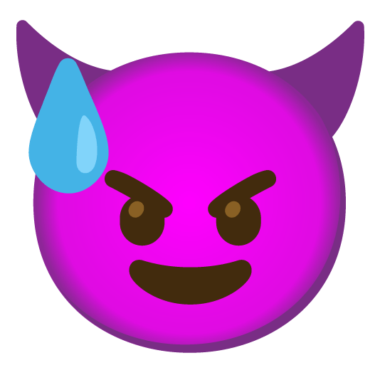 sweat smiling imp