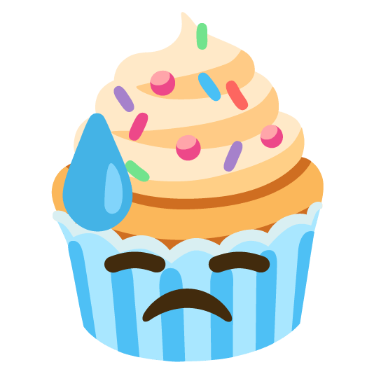 sweat cupcake