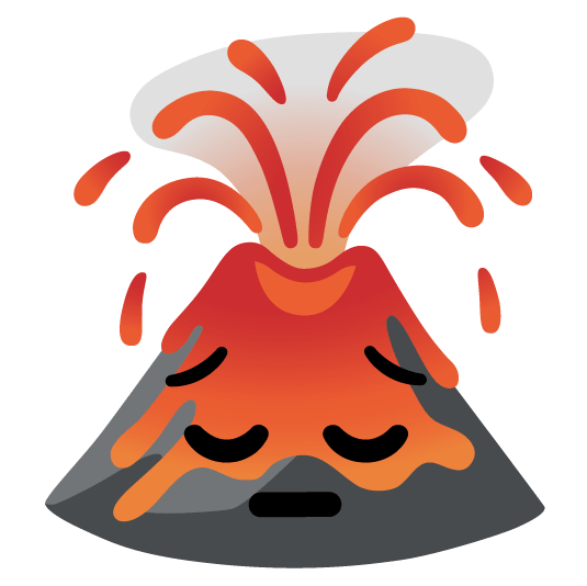 pensive volcano