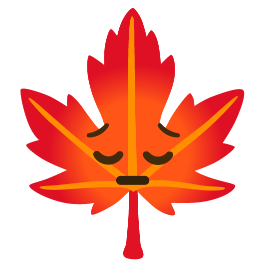 pensive maple leaf