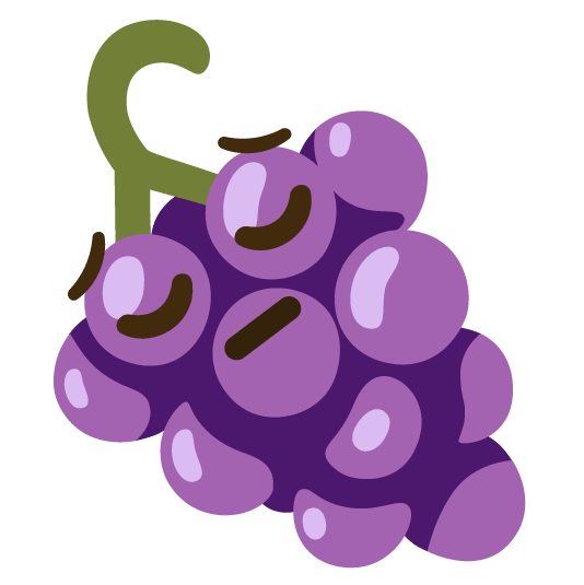 pensive grapes
