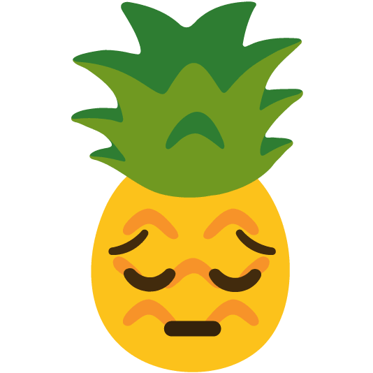 pensive pineapple