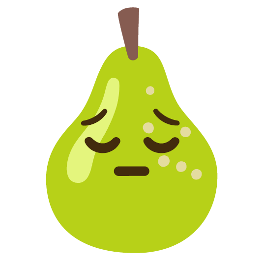 pensive pear