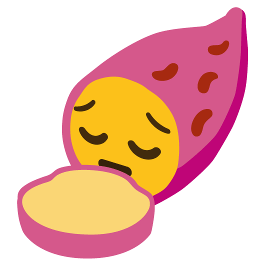 pensive sweet potato