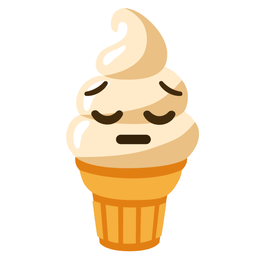 pensive icecream