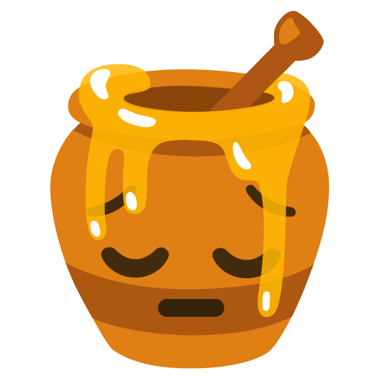 pensive honey pot