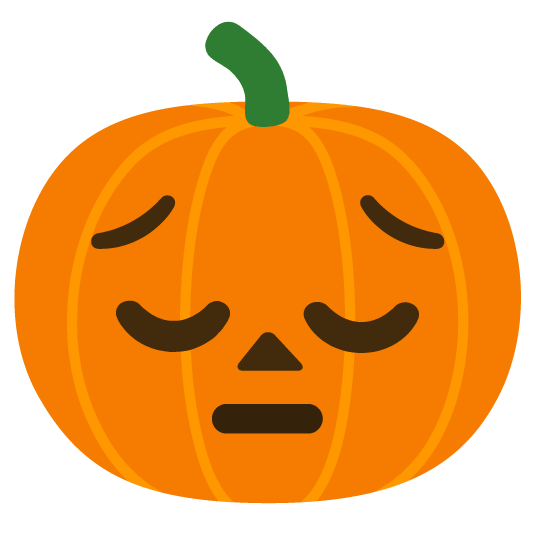 pensive jack o lantern